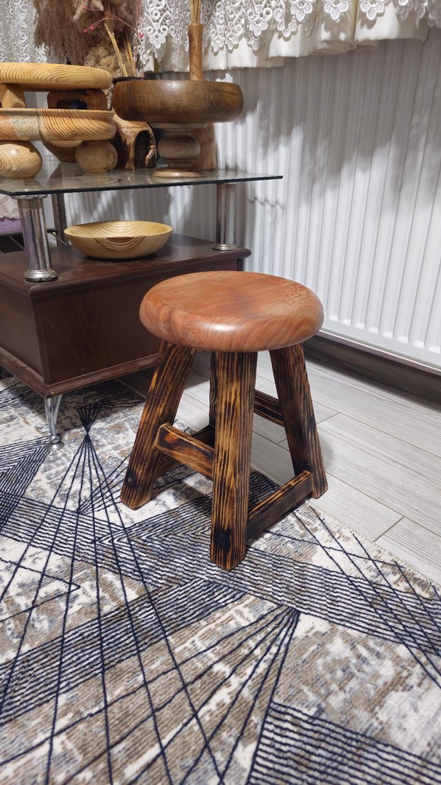 Ahşap  Tabure - Görsel 3