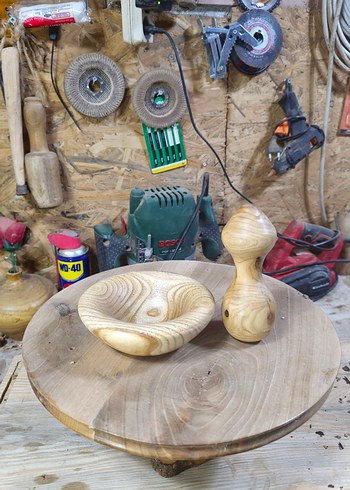 Camel Renkli Ahşap Havan - Görsel 5