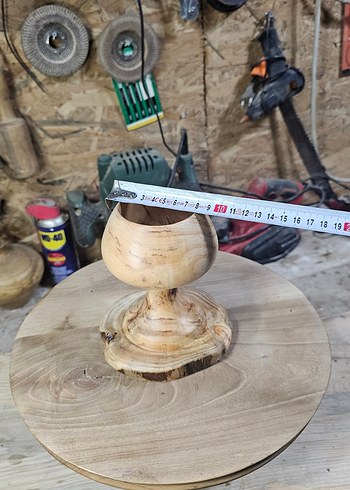 ahşap dekoratif kadeh bardak - Görsel 7