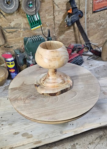 ahşap dekoratif kadeh bardak - Görsel 10