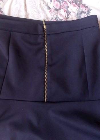 Siyah Mini Etek, Fırfırlı, Dar Kesim - Görsel 4