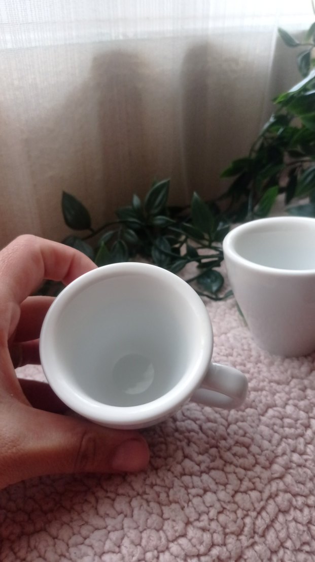 Beyaz Seramik İki Fincan Espresso - Görsel 2