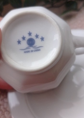 Beyaz 2'li Fincan ve Tabak Seti - Görsel 3