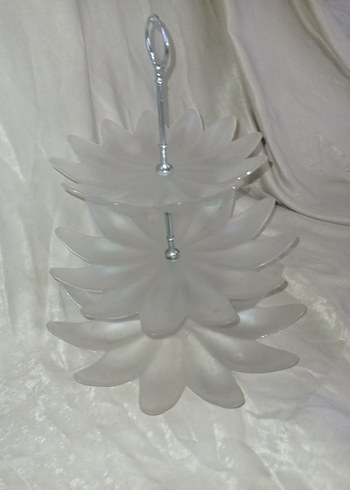 Beyaz 3 Katlı sunumluk - Görsel 4