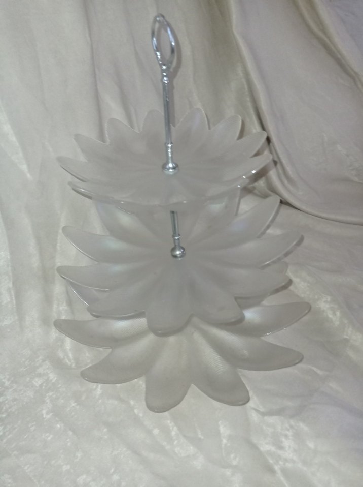 Beyaz 3 Katlı sunumluk - Görsel 4