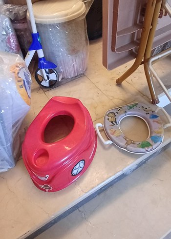 Fisher Price Renkli Sarı Bebek lazımlık ve Oturak