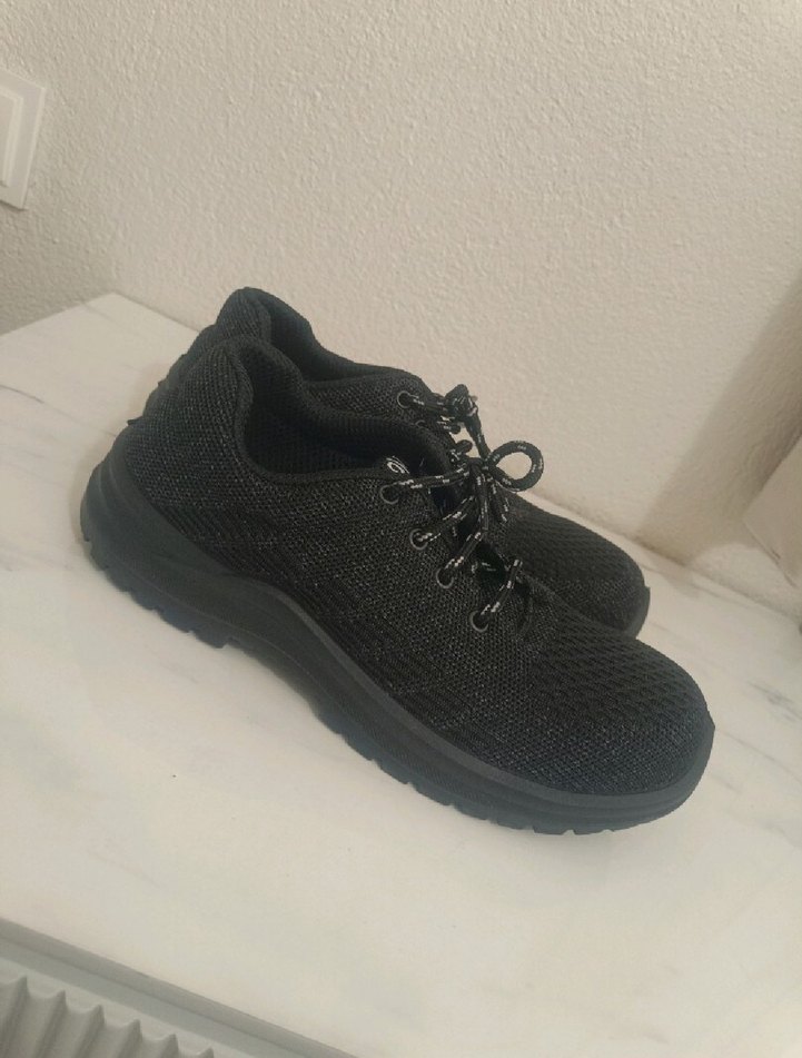 Siyah Erkek Spor Ayakkabı Bağcıkları - Görsel 2