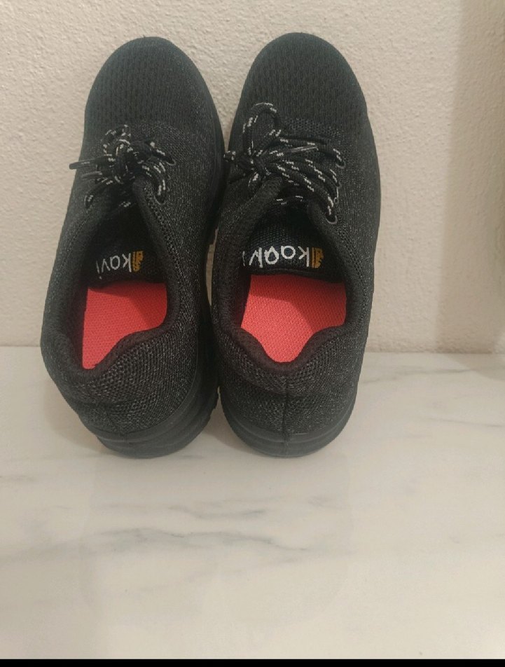 Siyah Erkek Spor Ayakkabı Bağcıkları - Görsel 3