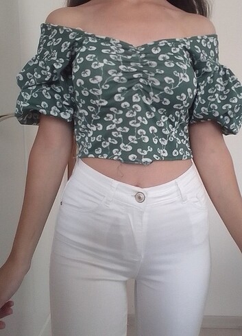 s Beden Balon kol crop