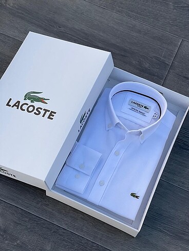 Lacoste slim fit erkek gömlek