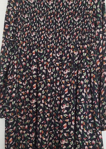 Bohem Tarz Uzun Piliseli Elbise - Görsel 2