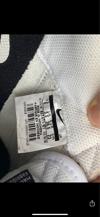 36 Beden Nike yeni