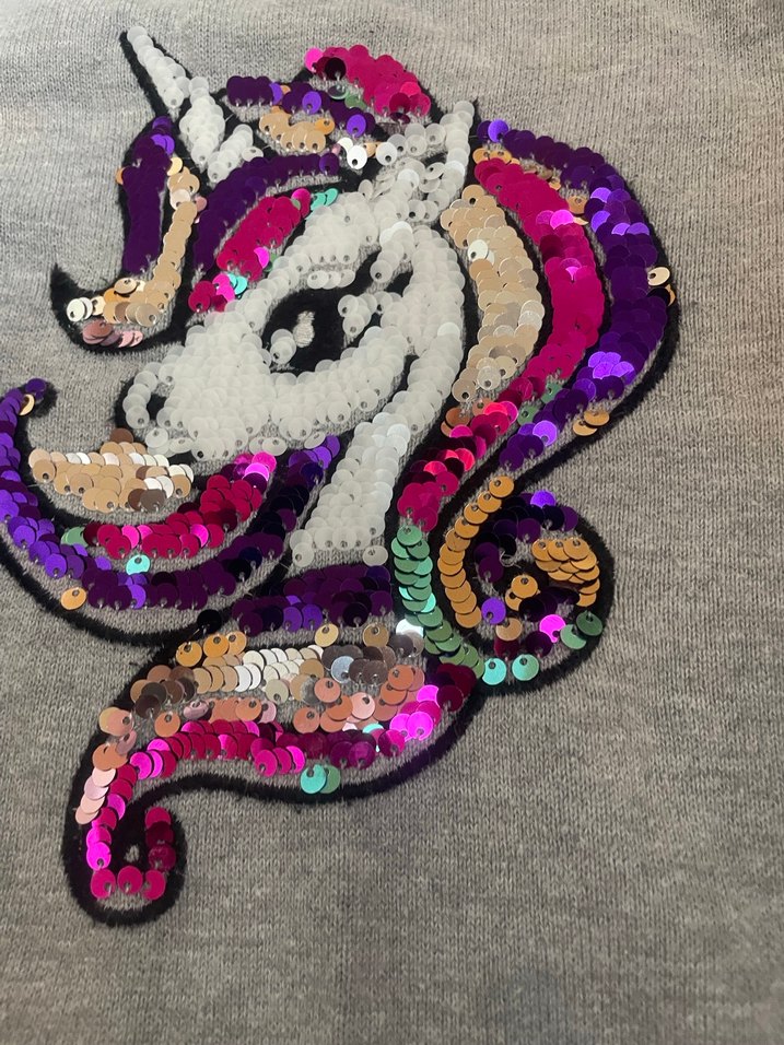 Kız Çocuk pullu triko elbise - Görsel 2