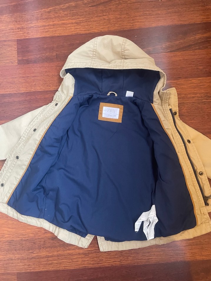 Zara unisex trençkot ceket - Görsel 4