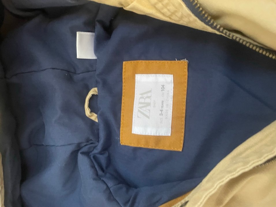 Zara unisex trençkot ceket - Görsel 3