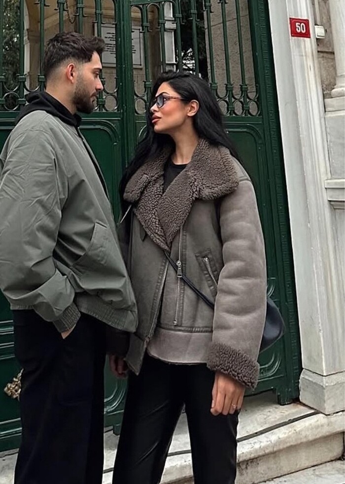 Gri  biker - Görsel 2