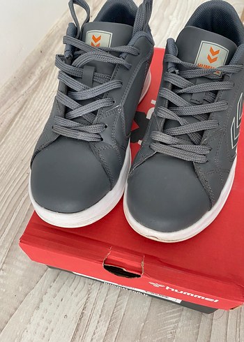 37 Beden Hummel Gri Kadın Spor Ayakkabı Velcro