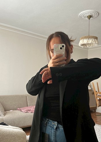 LC Waikiki Siyah astarlı Blazer Ceket