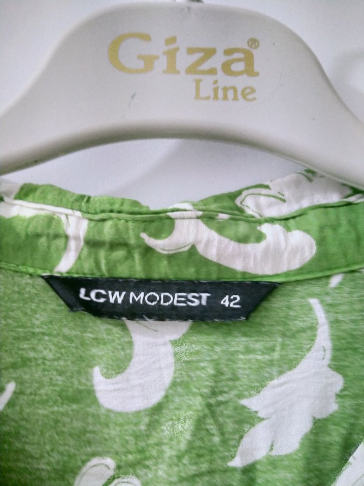 Yeşil Uzun Bohem Kadın Elbise - Görsel 3