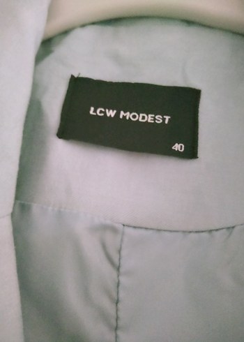 Bebe mavisi .Düğmeli Kadın Blazer Ceket - Görsel 4