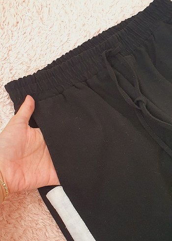 Kadın Rahat Kesim Kumaş eşofman altı - Görsel 3