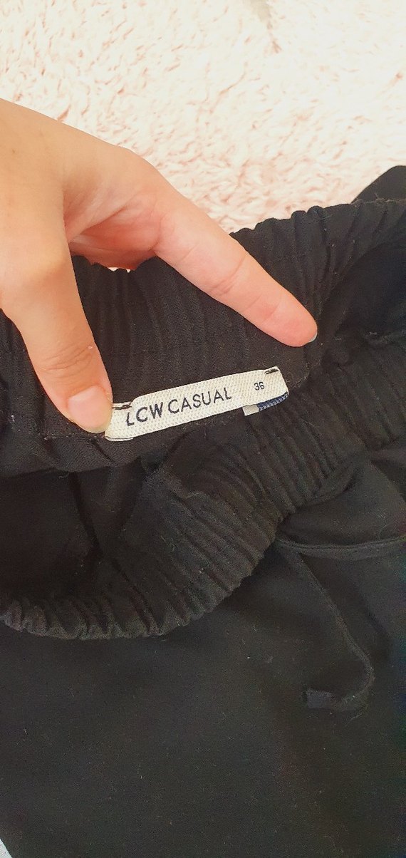 Kadın Rahat Kesim Kumaş eşofman altı - Görsel 4