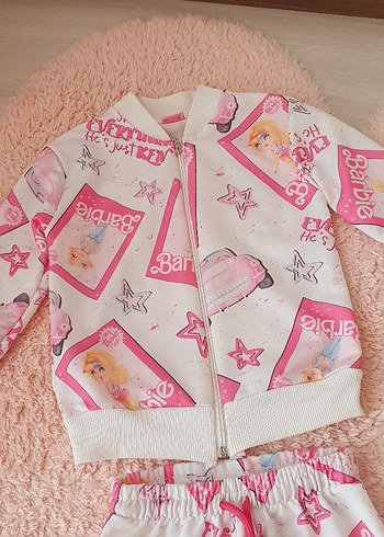 Kız Çocuk Barbie Eşofman Takımı - Görsel 2