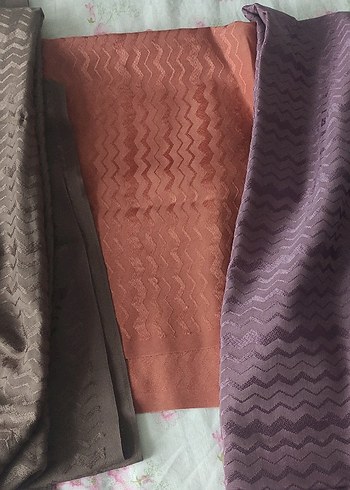 3 adet tafta şal - Görsel 2