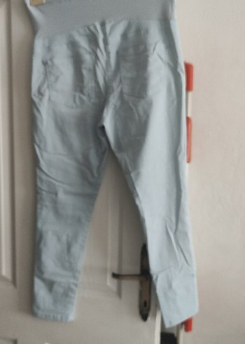 Buz mavisi  Kadın Hamile Kot Pantolon - Görsel 2