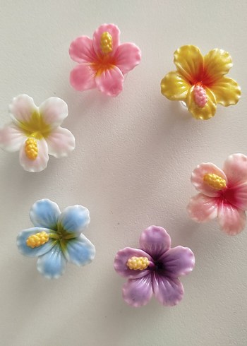 Gradyan çiçek crocs terlik süsü jibbitz - Görsel 6