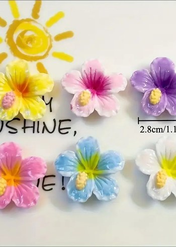 Gradyan çiçek crocs terlik süsü jibbitz - Görsel 5