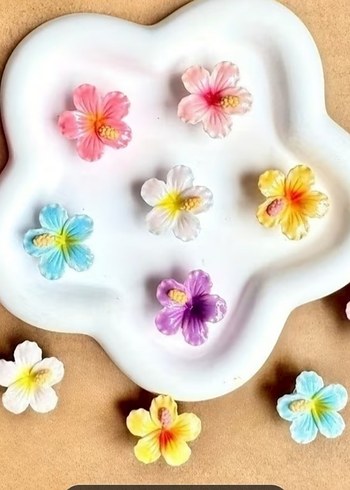 Gradyan çiçek crocs terlik süsü jibbitz - Görsel 4