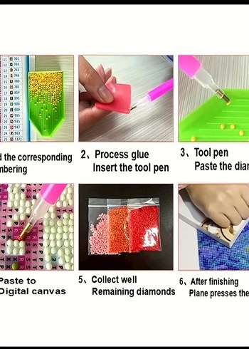 5D Elmas Boncuk Boyama Yaşam Ağacı - Görsel 4