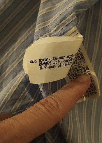 Zara çizgili gömlek - Görsel 7