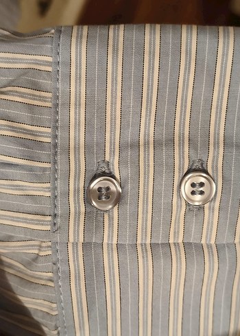 Zara çizgili gömlek - Görsel 8