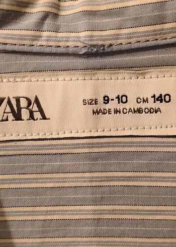 Zara çizgili gömlek - Görsel 6