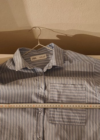 Zara çizgili gömlek - Görsel 3