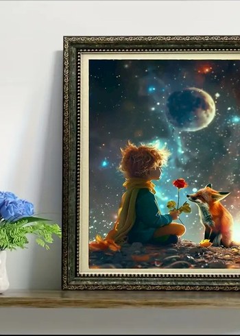 KÜÇÜK PRENS 5D Elmas Boncuk Boyama - Görsel 2