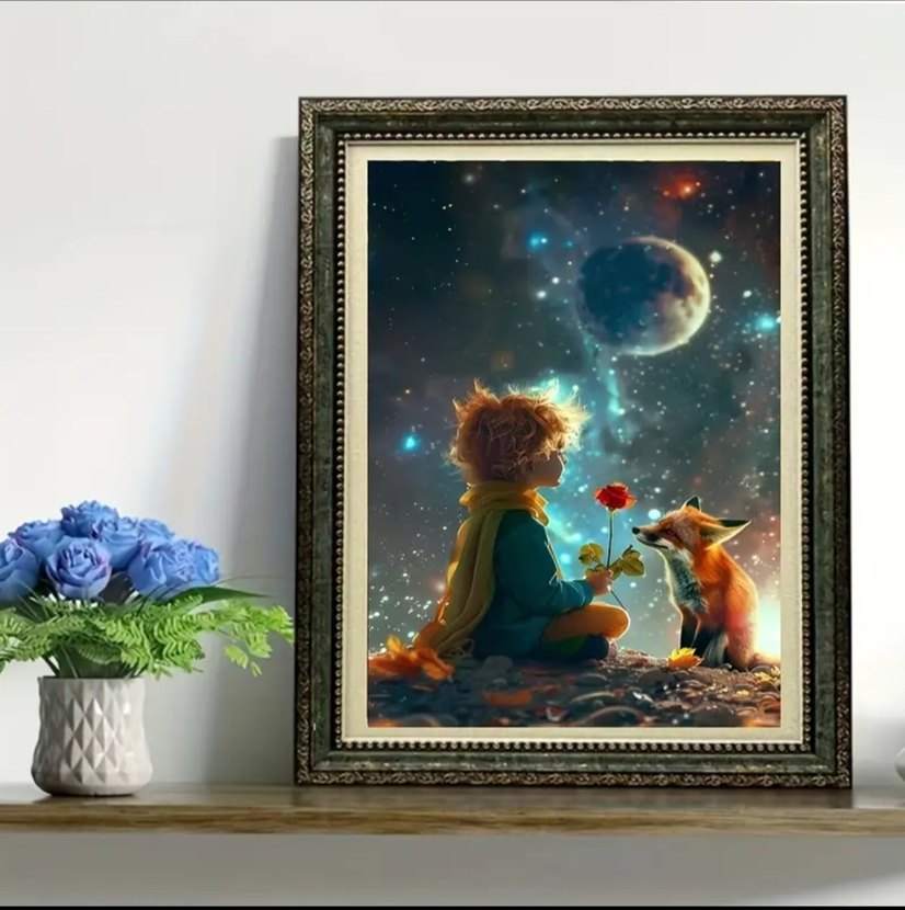 KÜÇÜK PRENS 5D Elmas Boncuk Boyama - Görsel 2