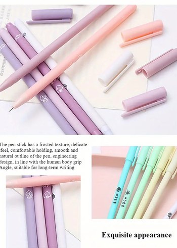 Beden Morandi Color nötr 6 lı jel kalem seti