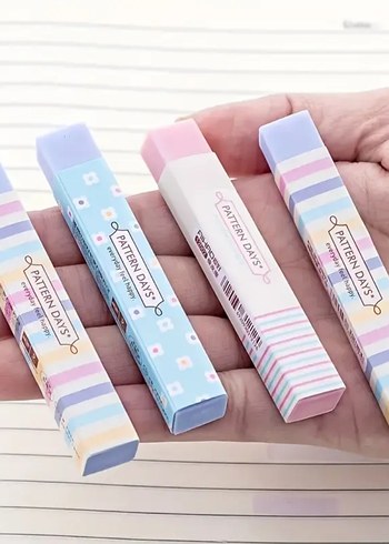 Pastel Renkli Silgi