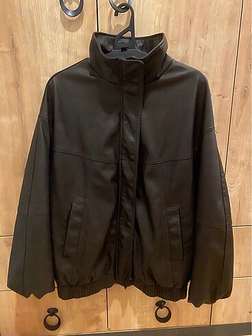 Bershka Bershka Oversize Deri Ceket