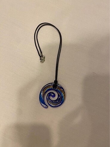 Spiral murano cam kolye