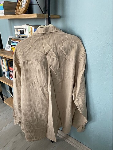 xl Beden camel Renk Müslin erkek gömlek