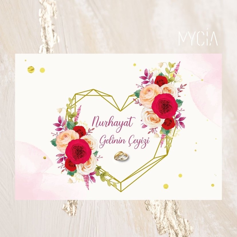 Çeyiz Etiket Seti 10 Adet - Görsel 2