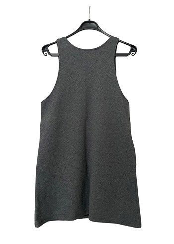 Gri Kadın Midi Spor Salaş Jile - Görsel 2