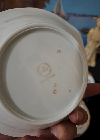 Altın Detaylı Meyve Desenli Porselen Kaseler - Görsel 3