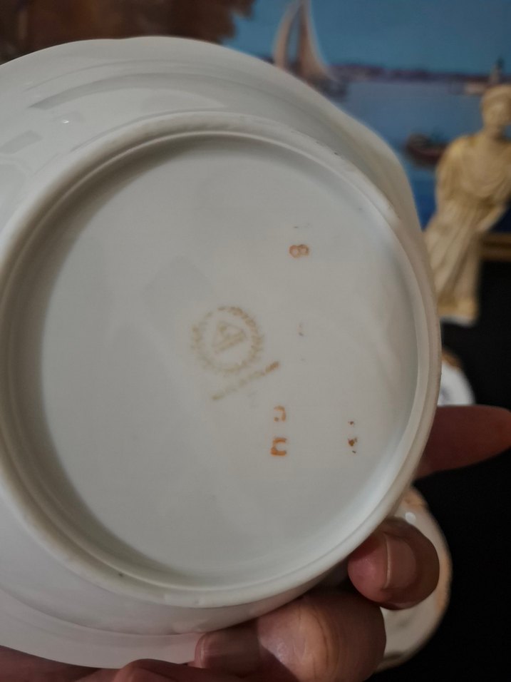 Altın Detaylı Meyve Desenli Porselen Kaseler - Görsel 3