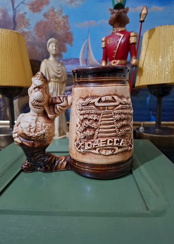 Bej Renkli Karakter Kulplu Tankart Kupa - Görsel 2