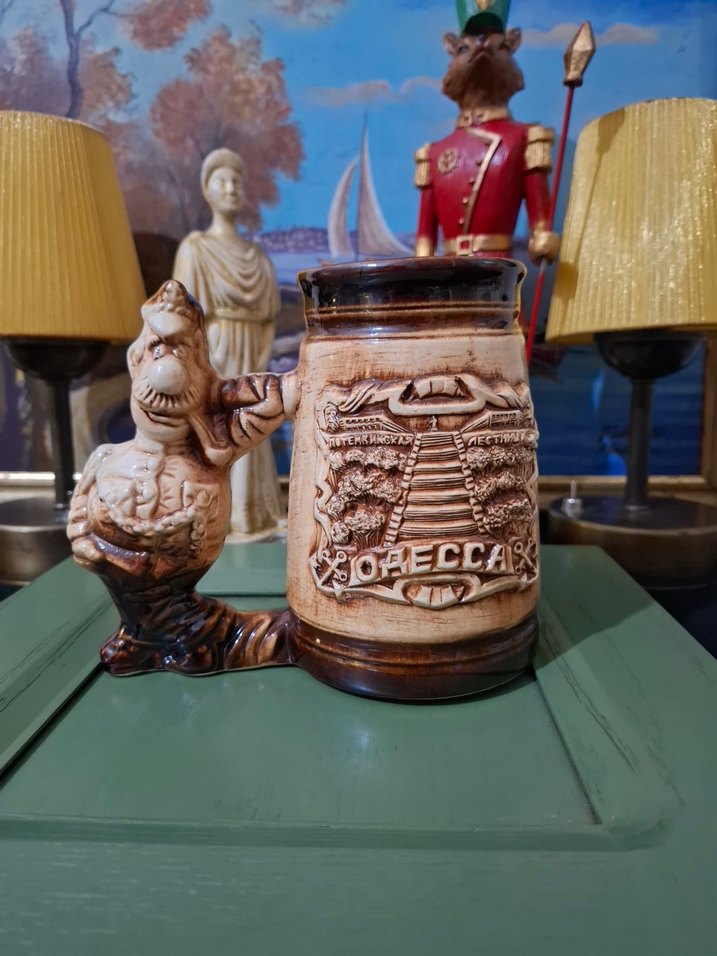 Bej Renkli Karakter Kulplu Tankart Kupa - Görsel 2